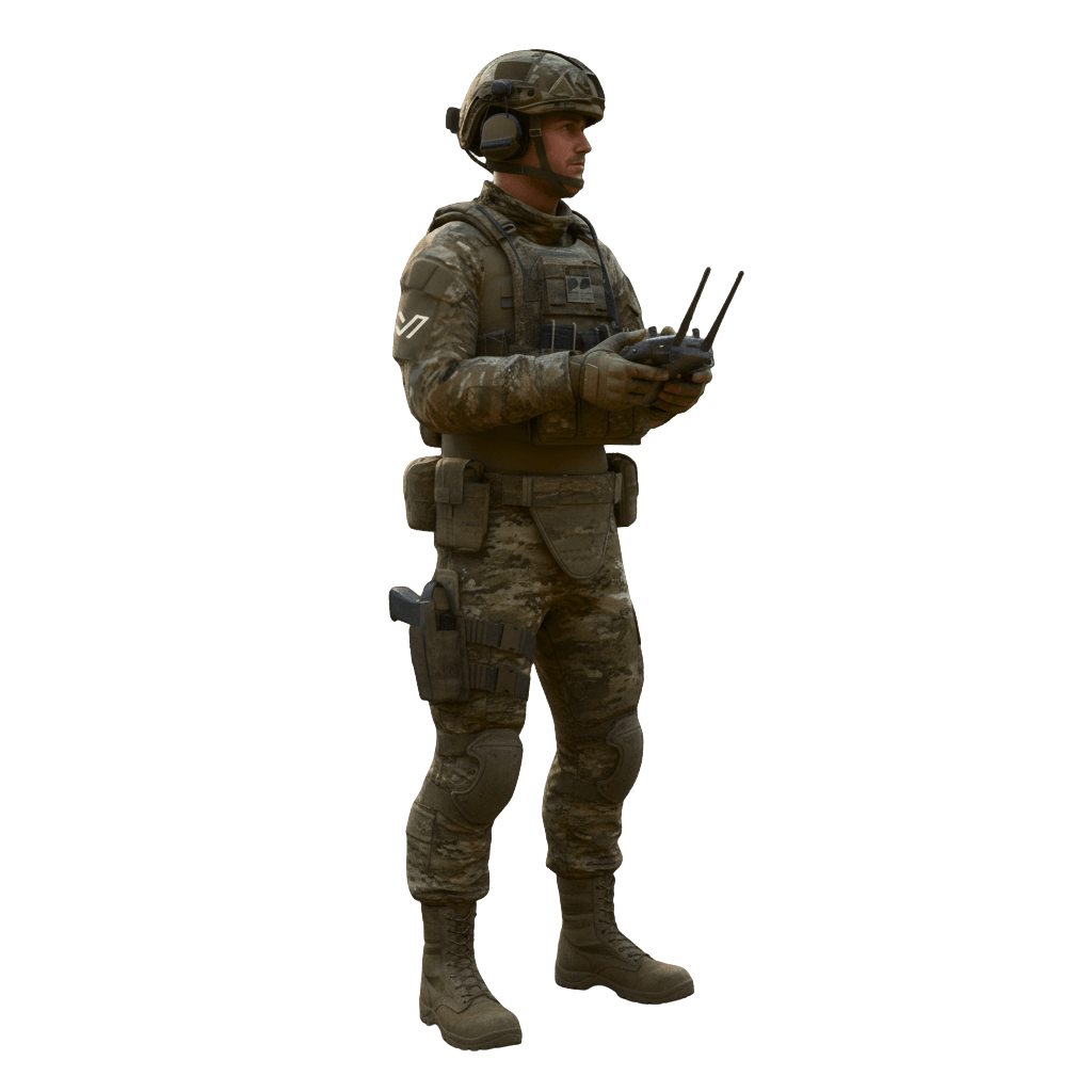 Vigilante Soldier Full height